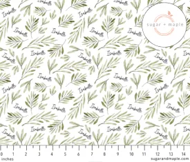 Sugar   Maple Personalized Stretchy Blanket | Olive Branch