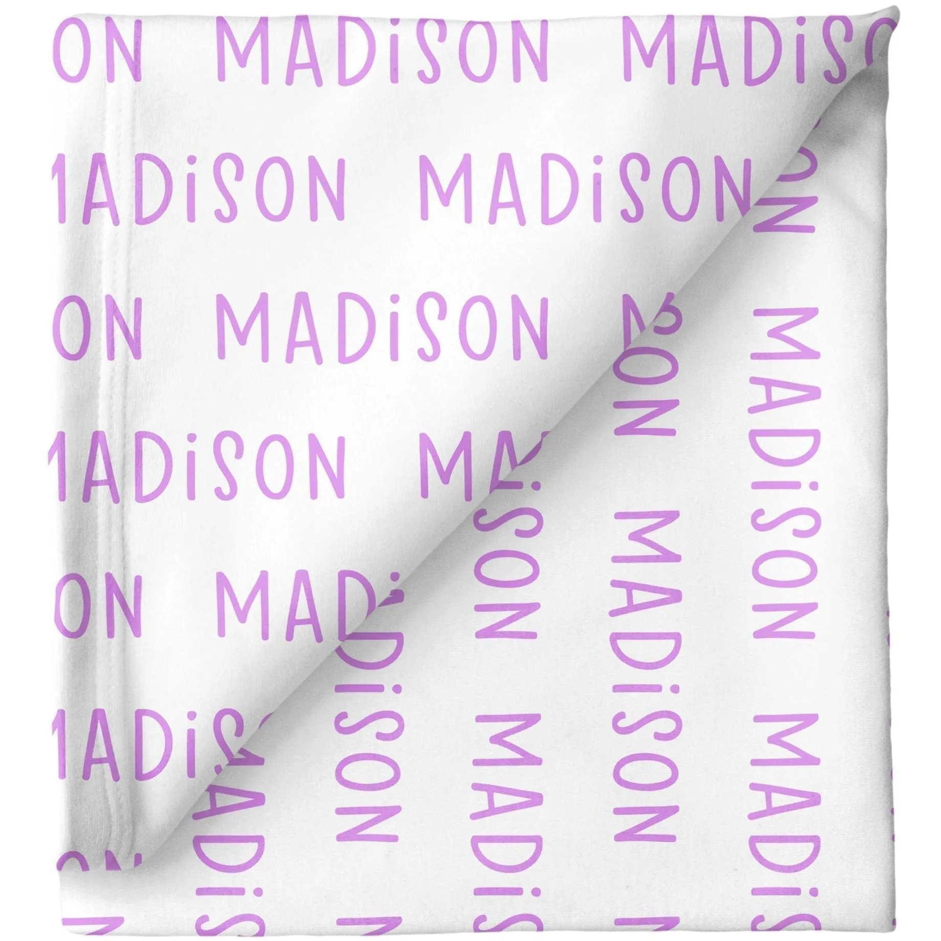 Sugar   Maple Personalized Stretchy Blanket | Repeating Name