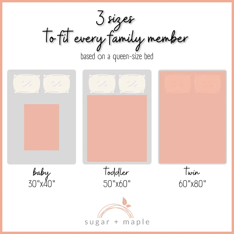 Sugar   Maple Plush Minky Fleece Personalized Blanket | Anchor