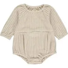 Tan Daisy Bubble Romper