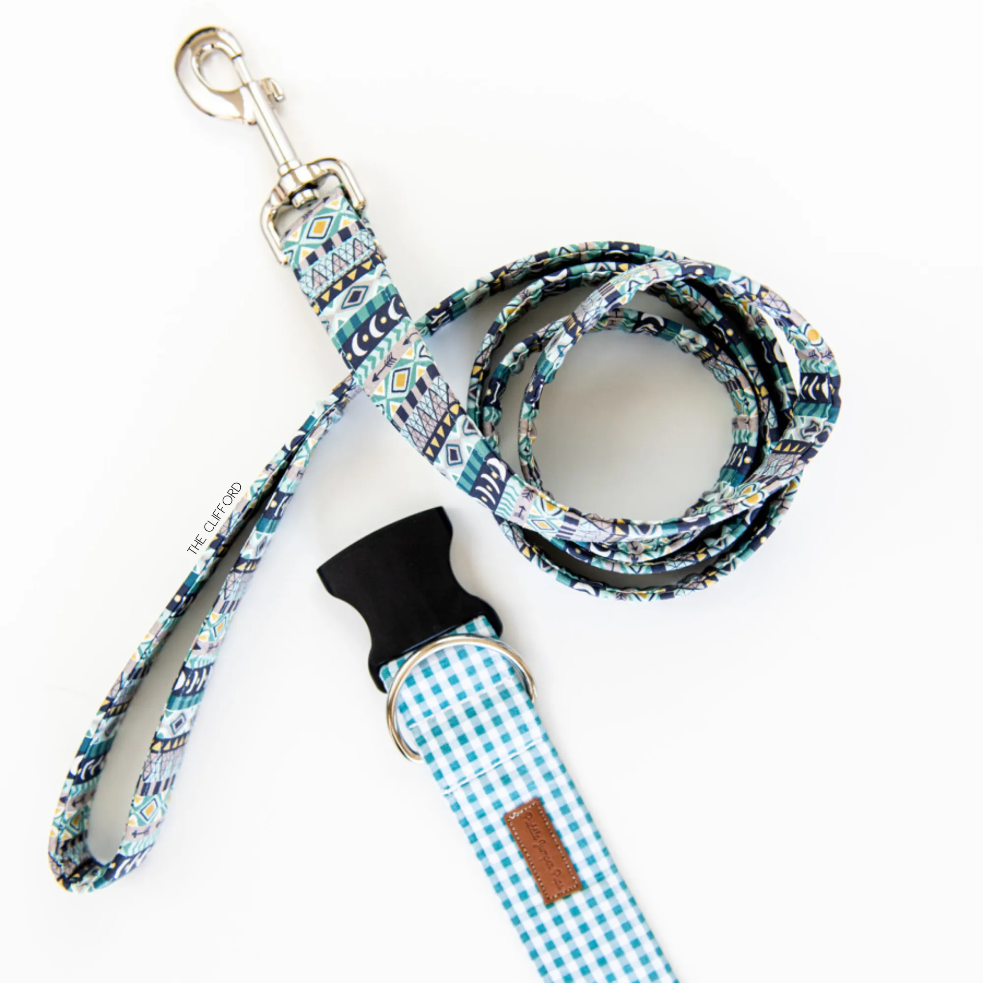Teal Mini Gingham