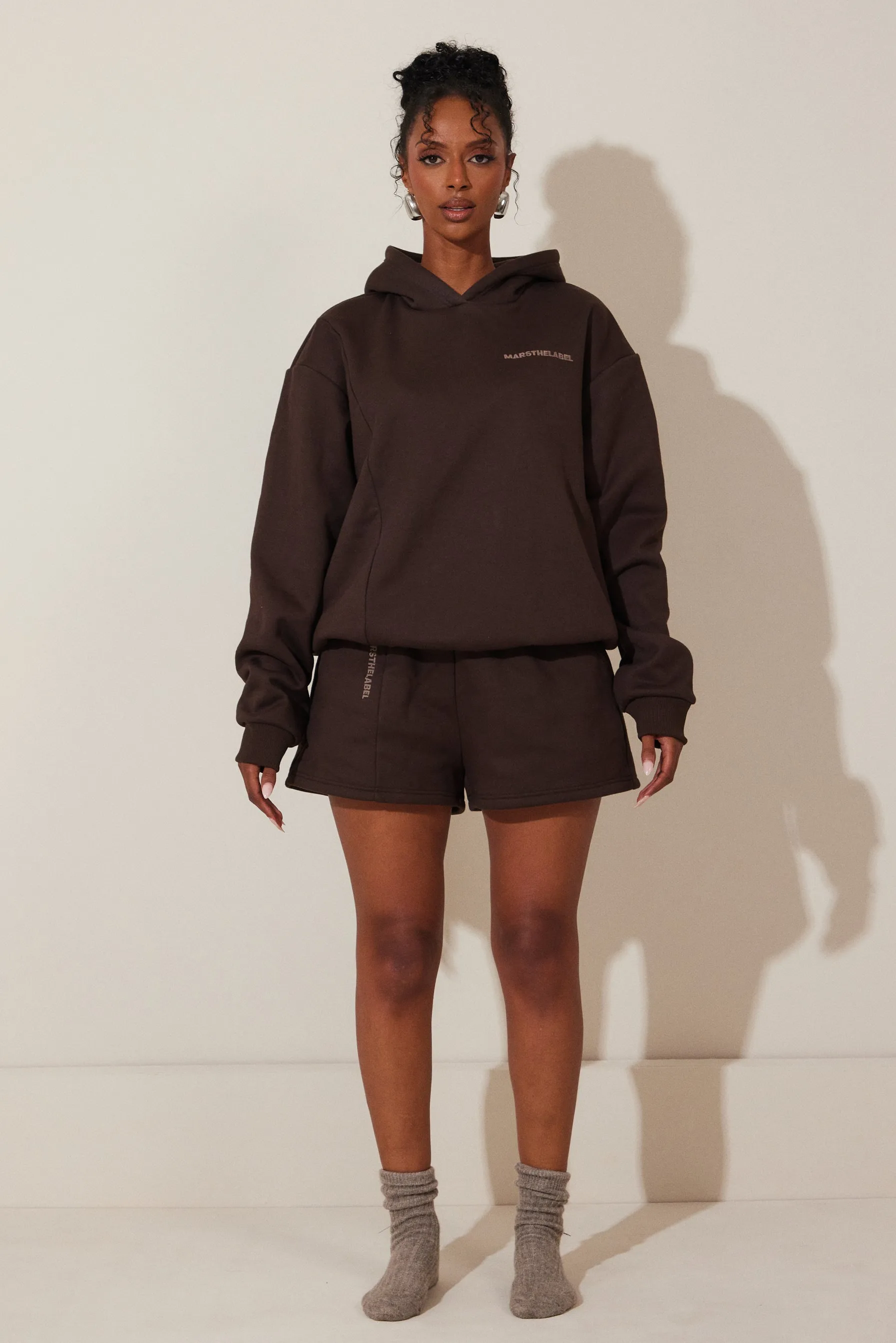 The Essentials Hoodie - Brown