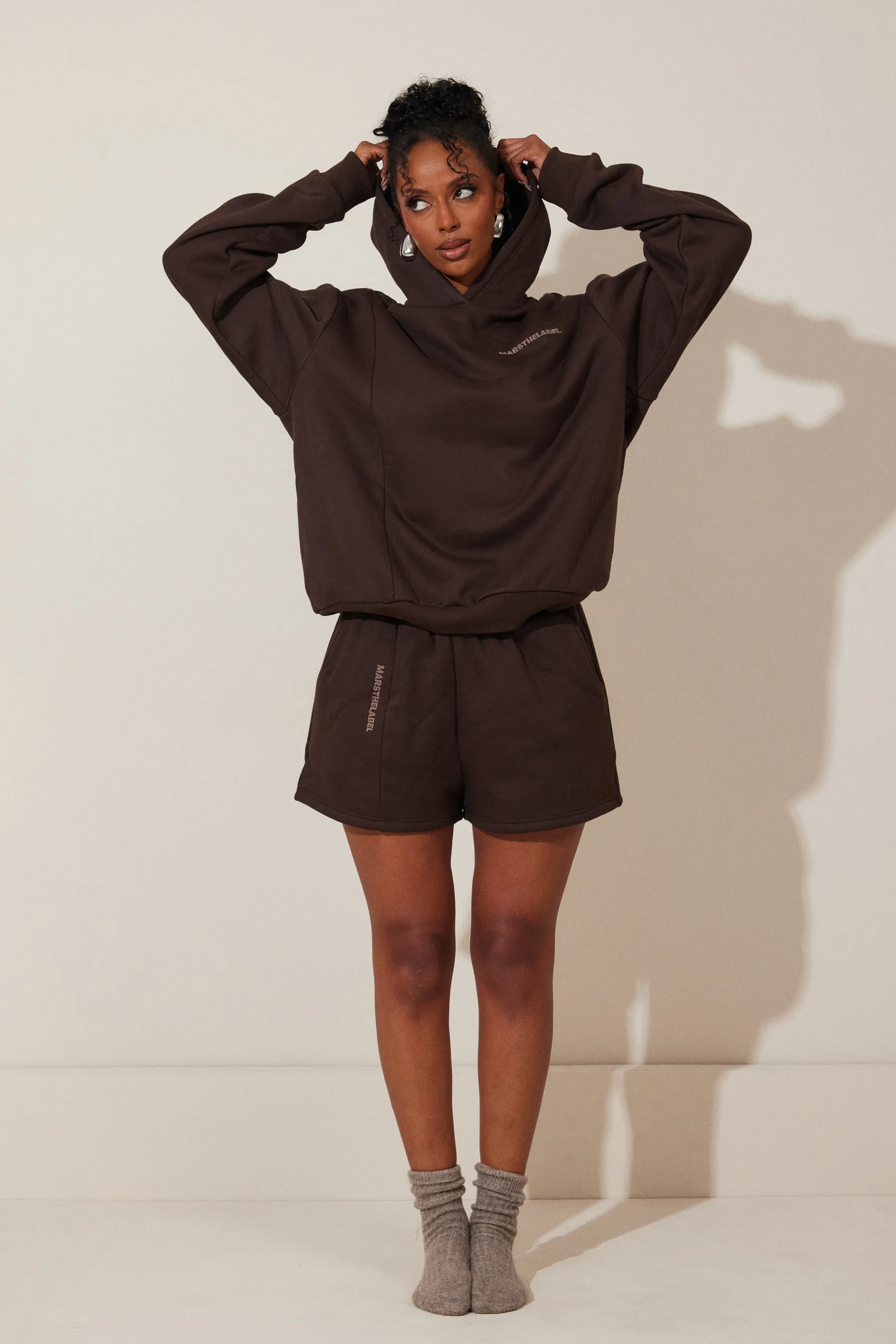 The Essentials Hoodie - Brown