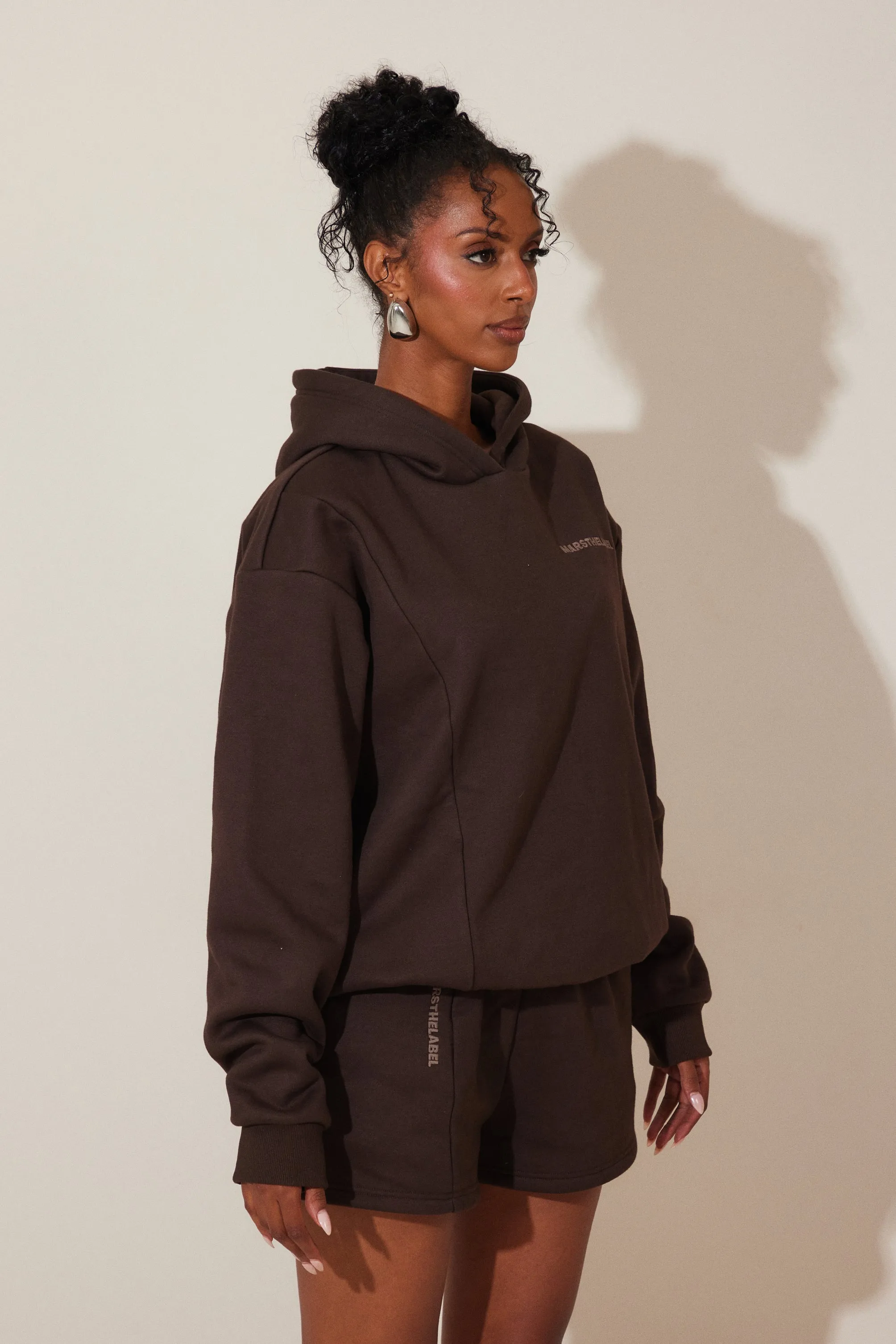 The Essentials Hoodie - Brown