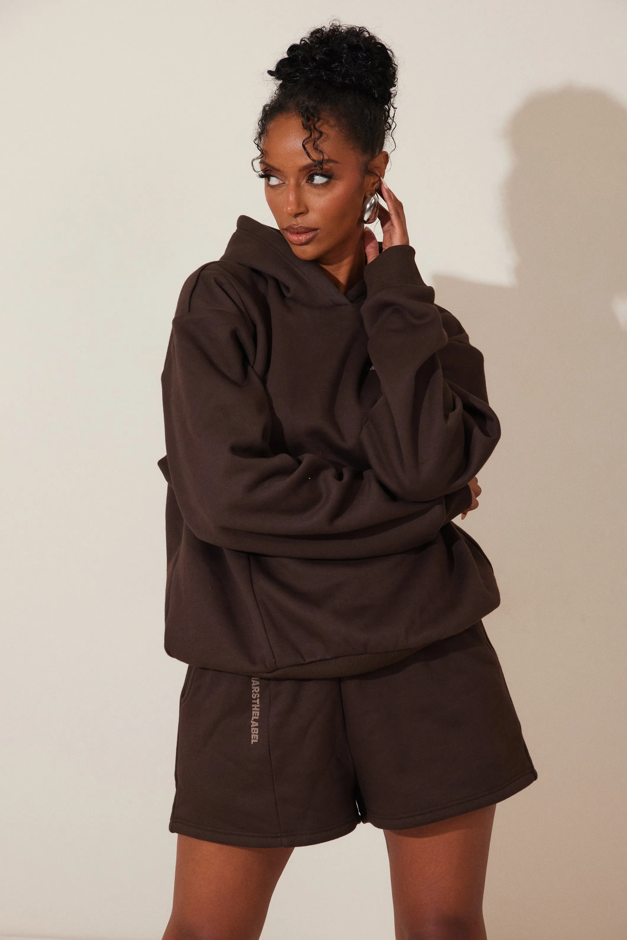 The Essentials Hoodie - Brown
