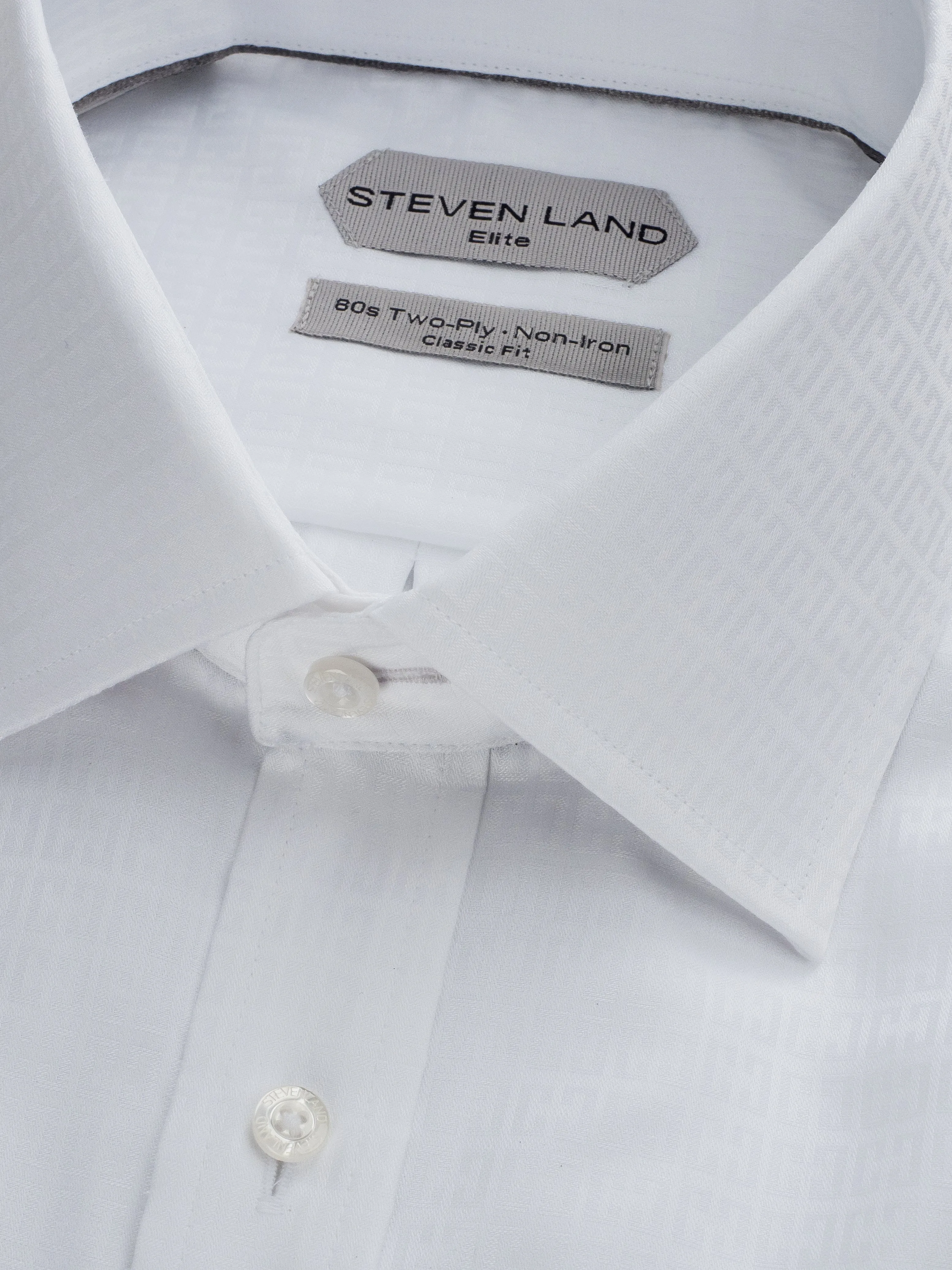 The Romeo Dress Shirt | Elite Collection | Double Woven Cotton | French Cuff | White