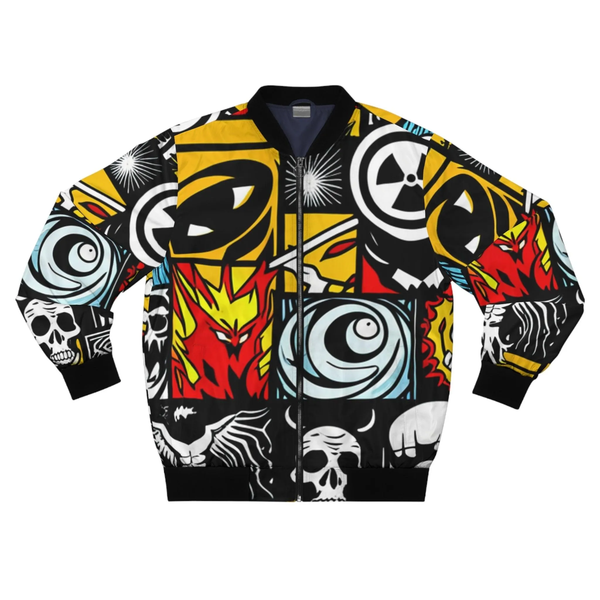 Tri-balls Men's Bomber Jacket (AOP)