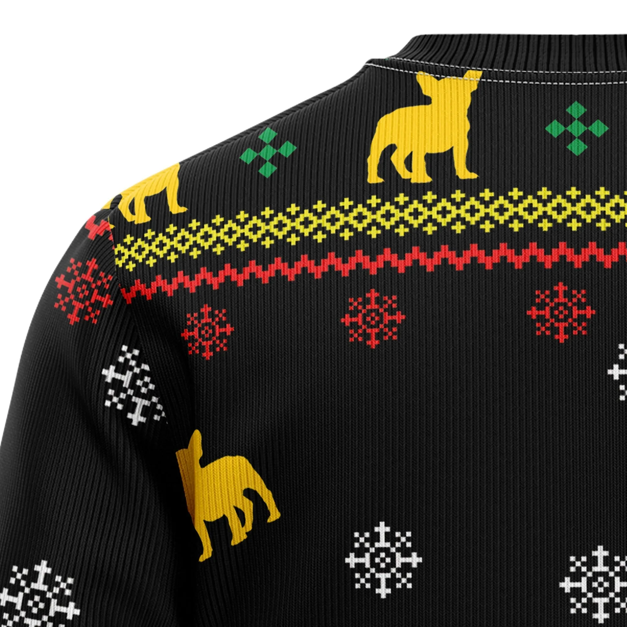 Ugly Christmas Sweater JulesRoche 60% Cotton All-Over Print