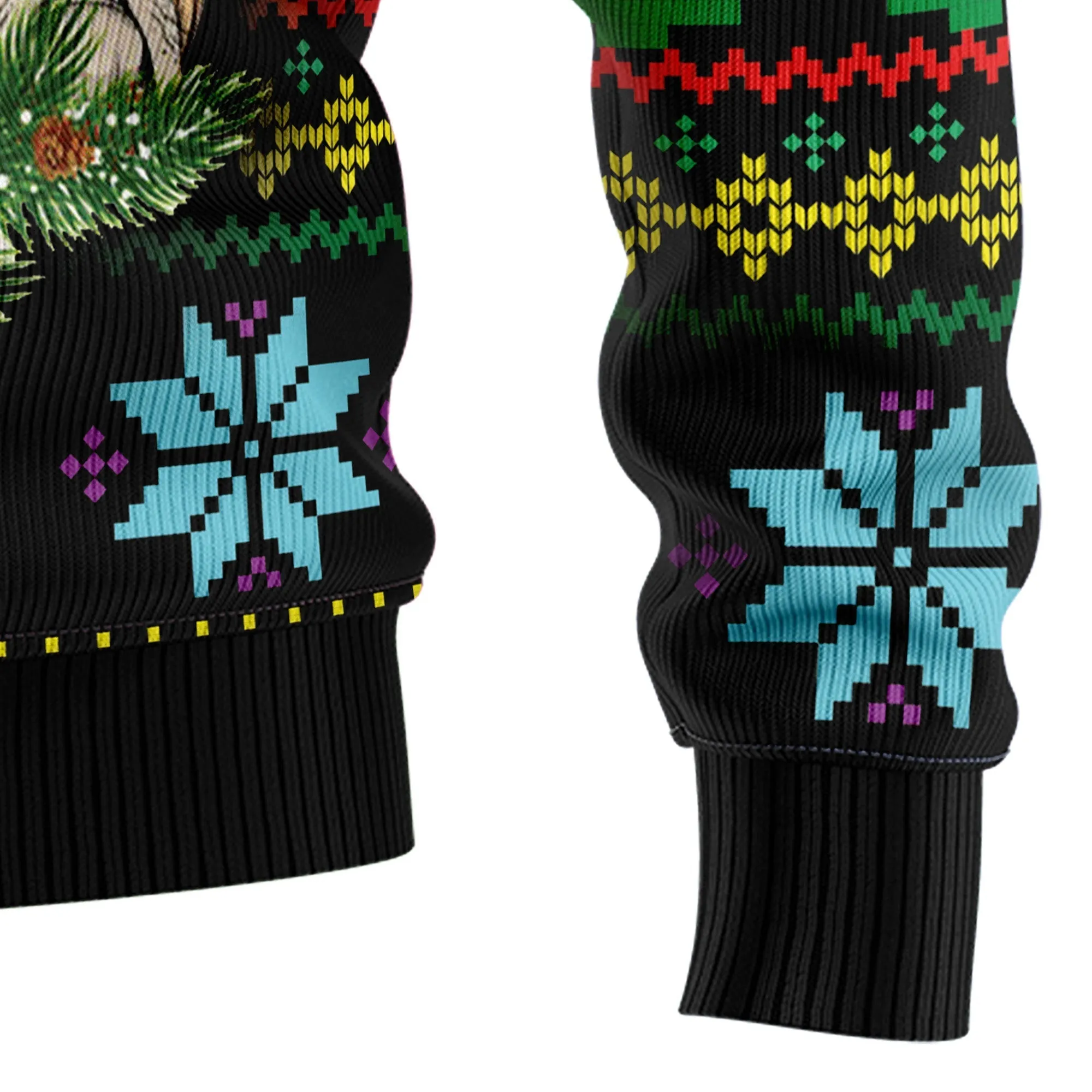 Ugly Christmas Sweater JulesRoche 60% Cotton All-Over Print