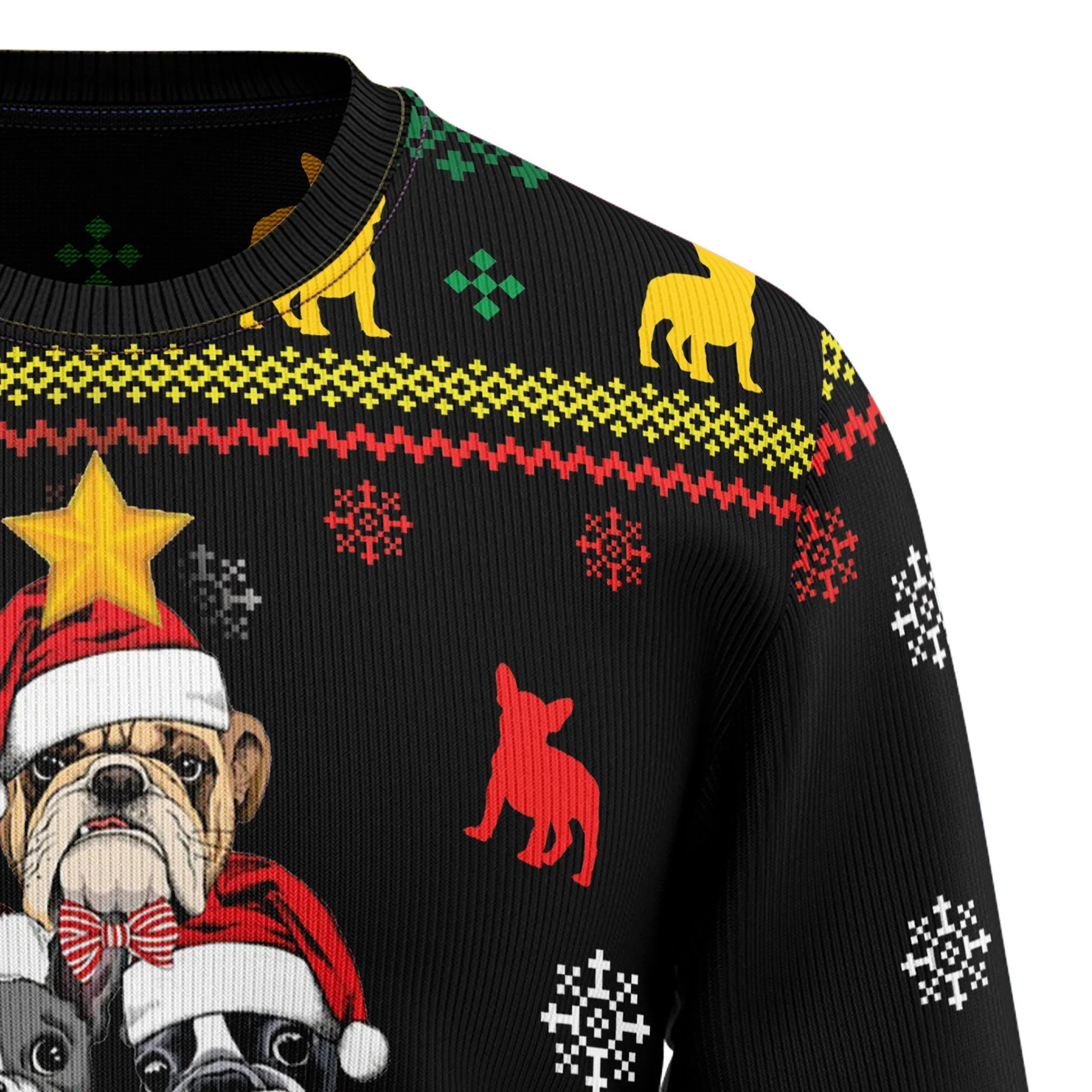 Ugly Christmas Sweater JulesRoche 60% Cotton All-Over Print
