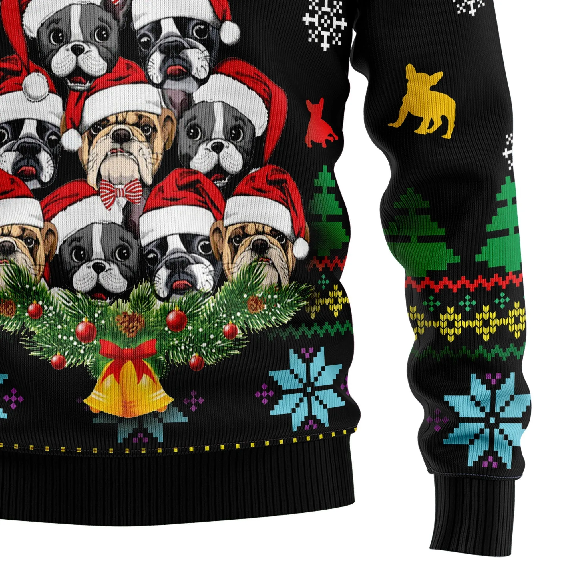 Ugly Christmas Sweater JulesRoche 60% Cotton All-Over Print