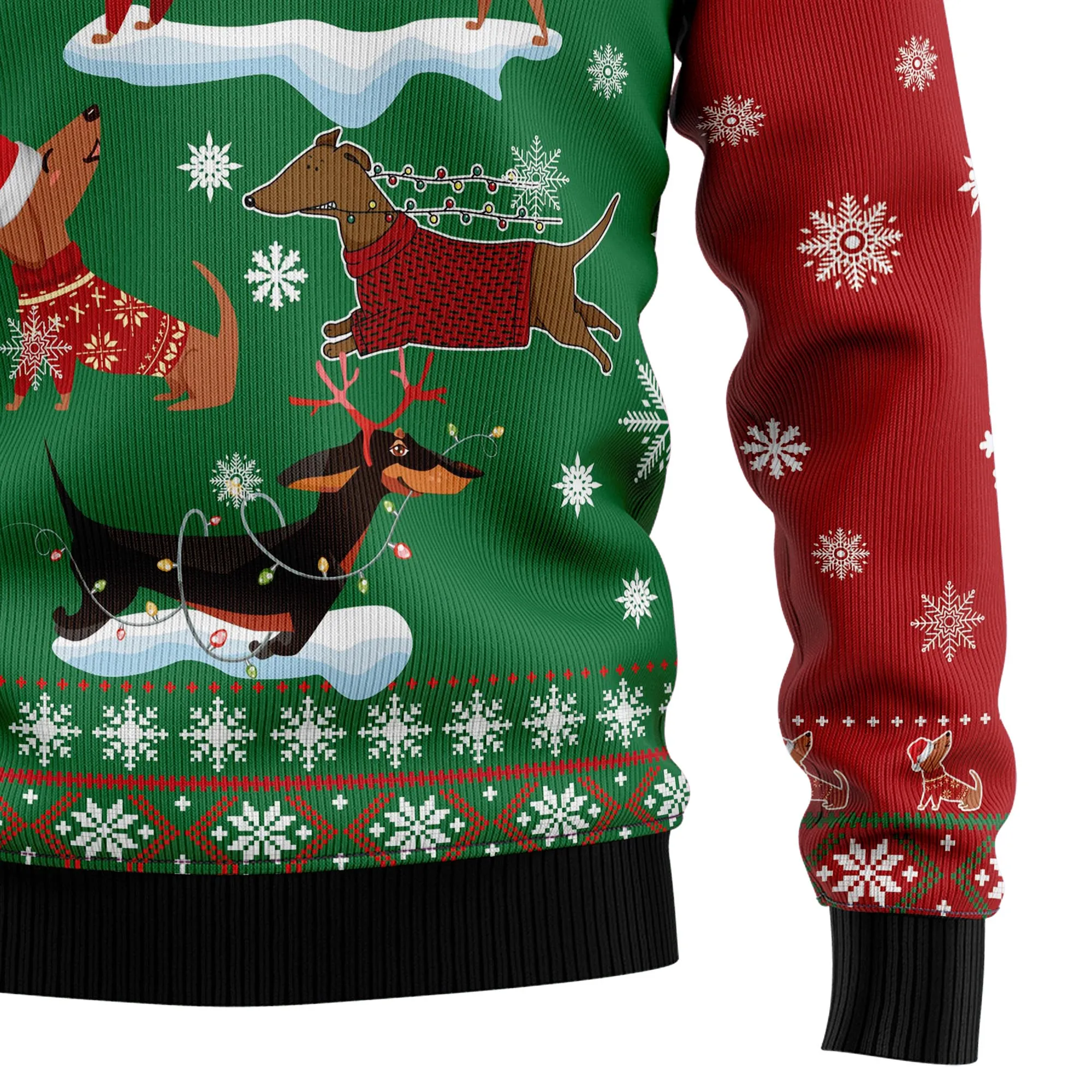 Ugly Christmas Sweater JulesRoche All-Over-Print Holiday Jumper