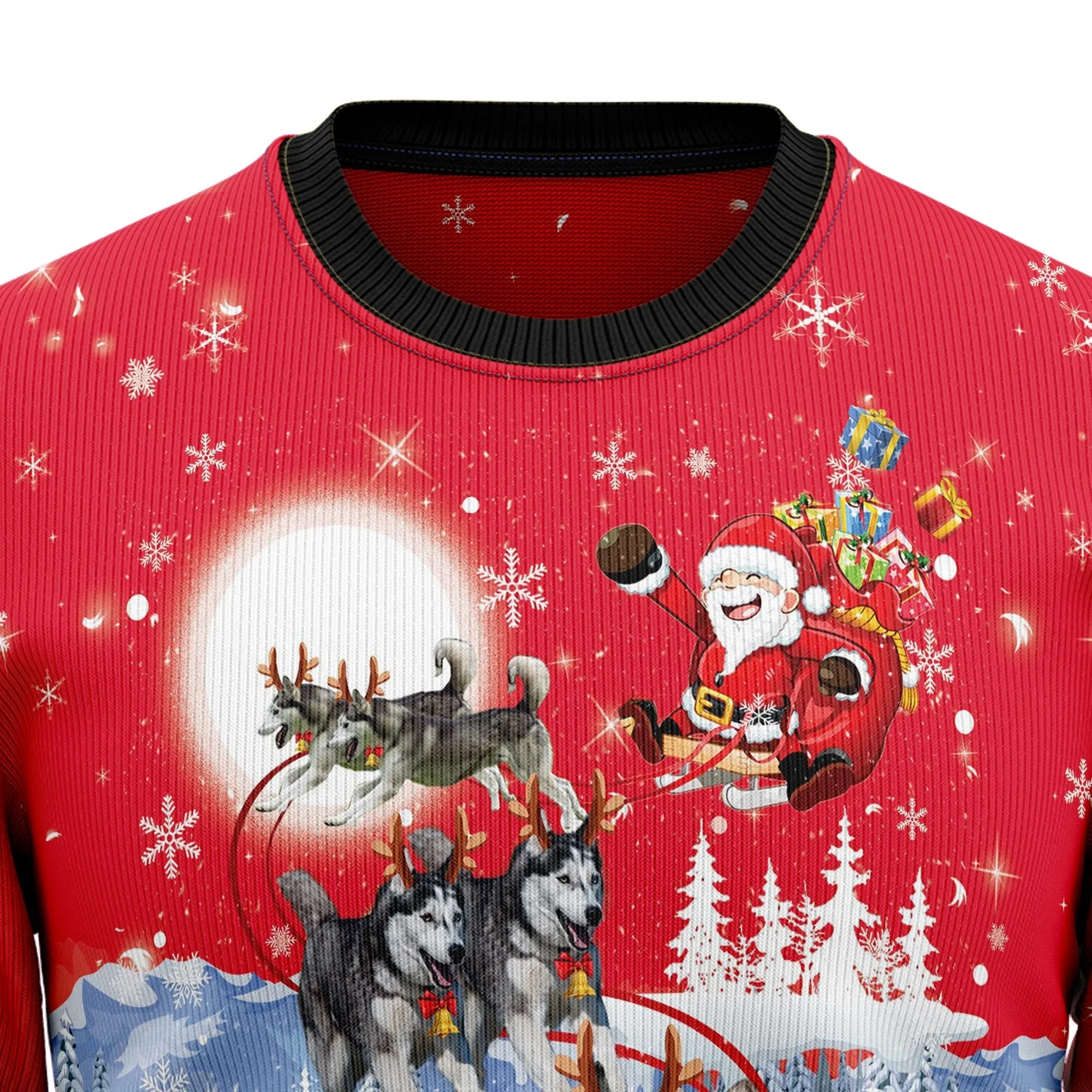 Ugly Christmas Sweater JulesRoche All-Over Print Warm Classic