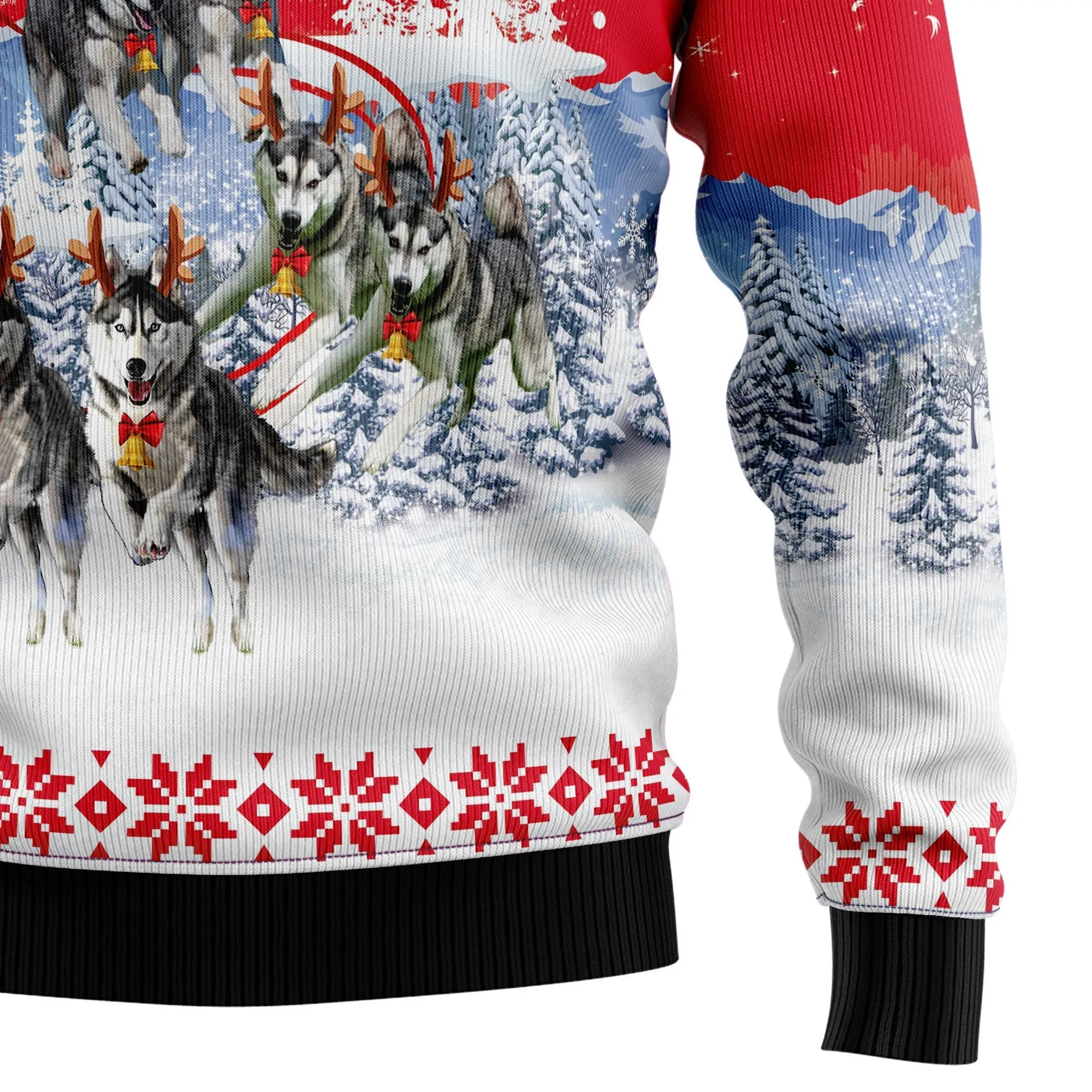 Ugly Christmas Sweater JulesRoche All-Over Print Warm Classic