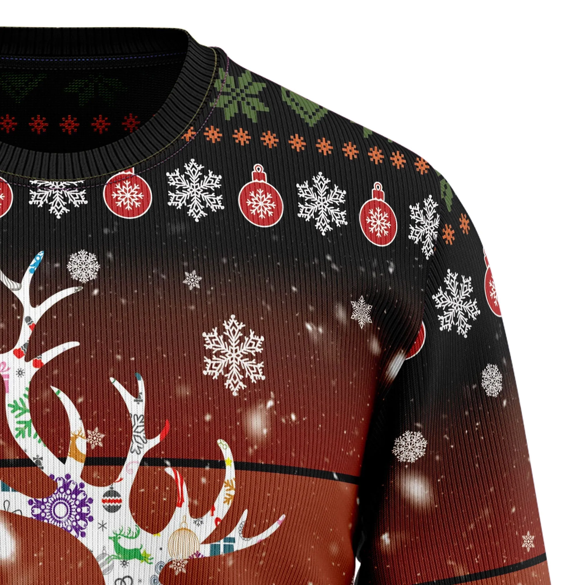 Ugly Christmas Sweater JulesRoche All-Over Print Winter Outfit