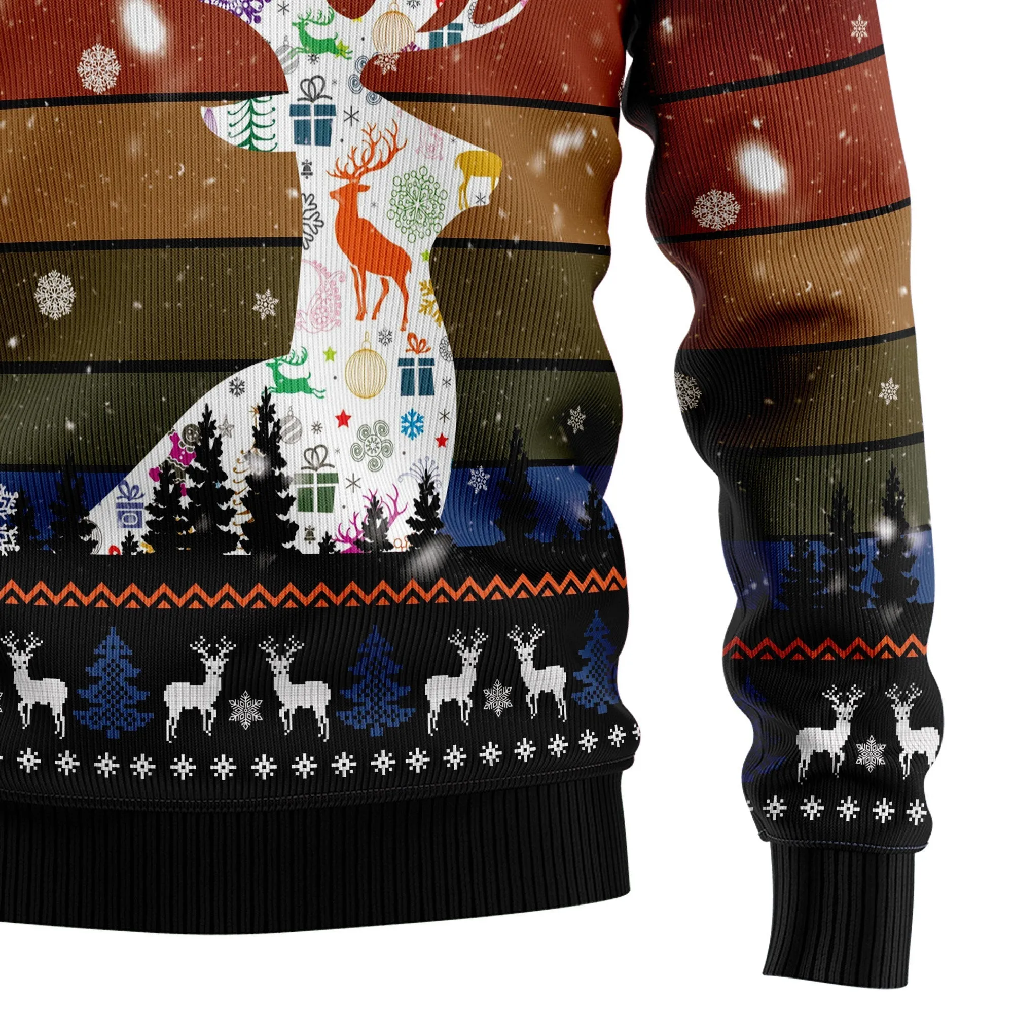 Ugly Christmas Sweater JulesRoche All-Over Print Winter Outfit