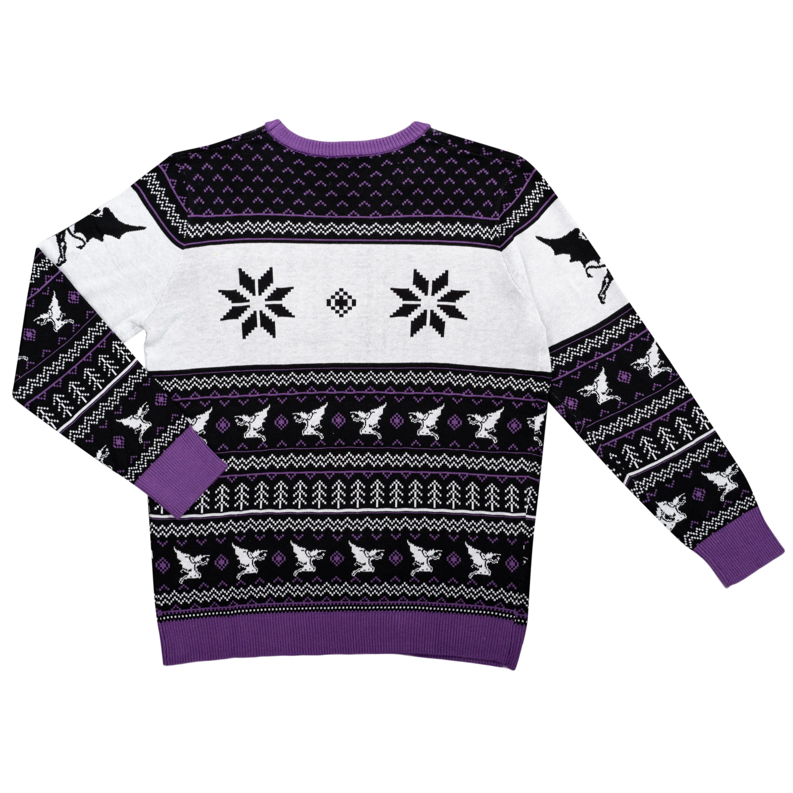 Ugly Christmas Sweater JulesRoche Black Sabbath Logo Cozy Pullover