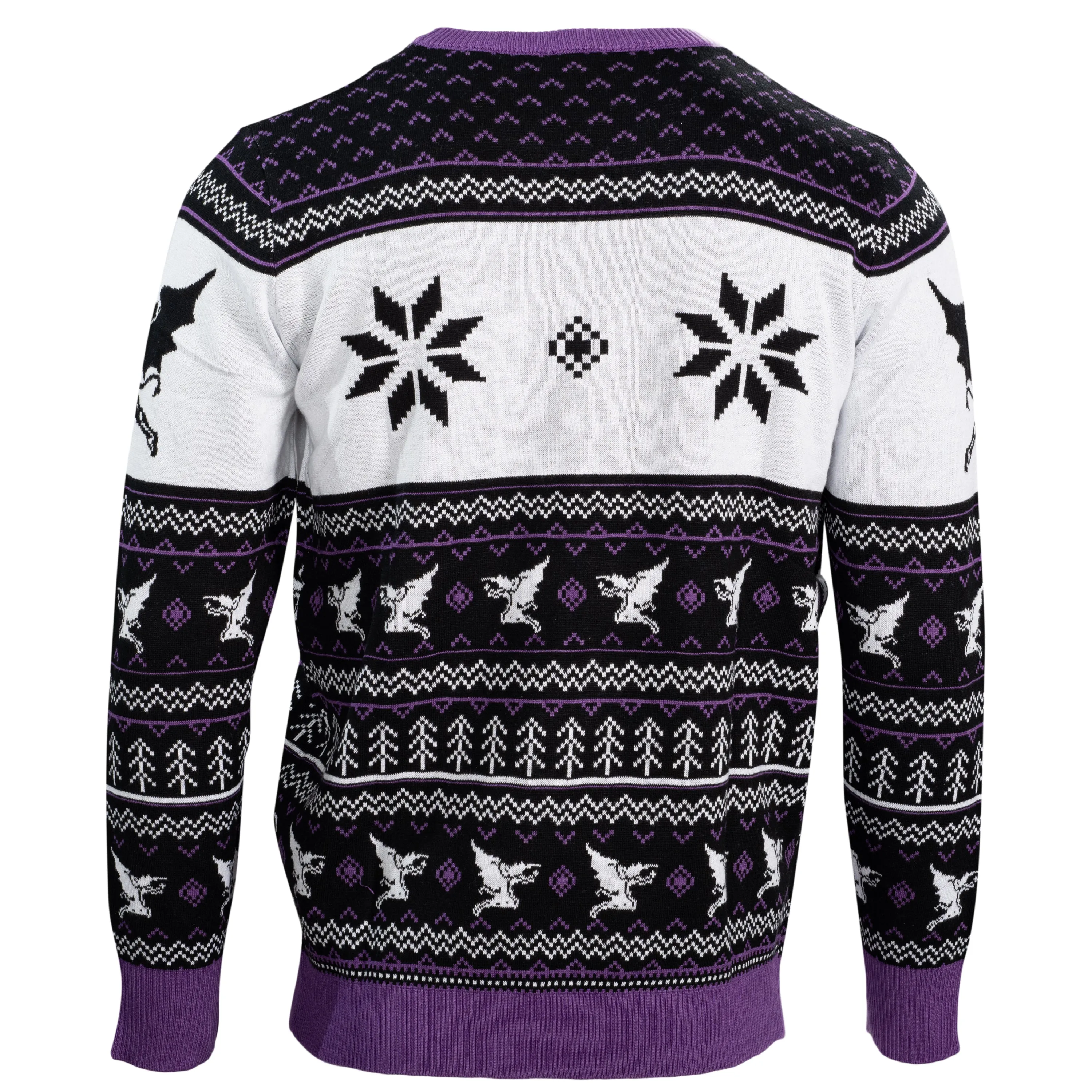 Ugly Christmas Sweater JulesRoche Black Sabbath Logo Cozy Pullover