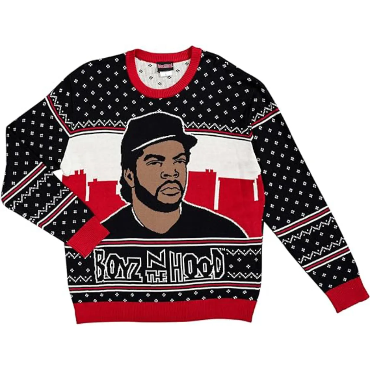Ugly Christmas Sweater JulesRoche Fun Boyz n the Hood Theme