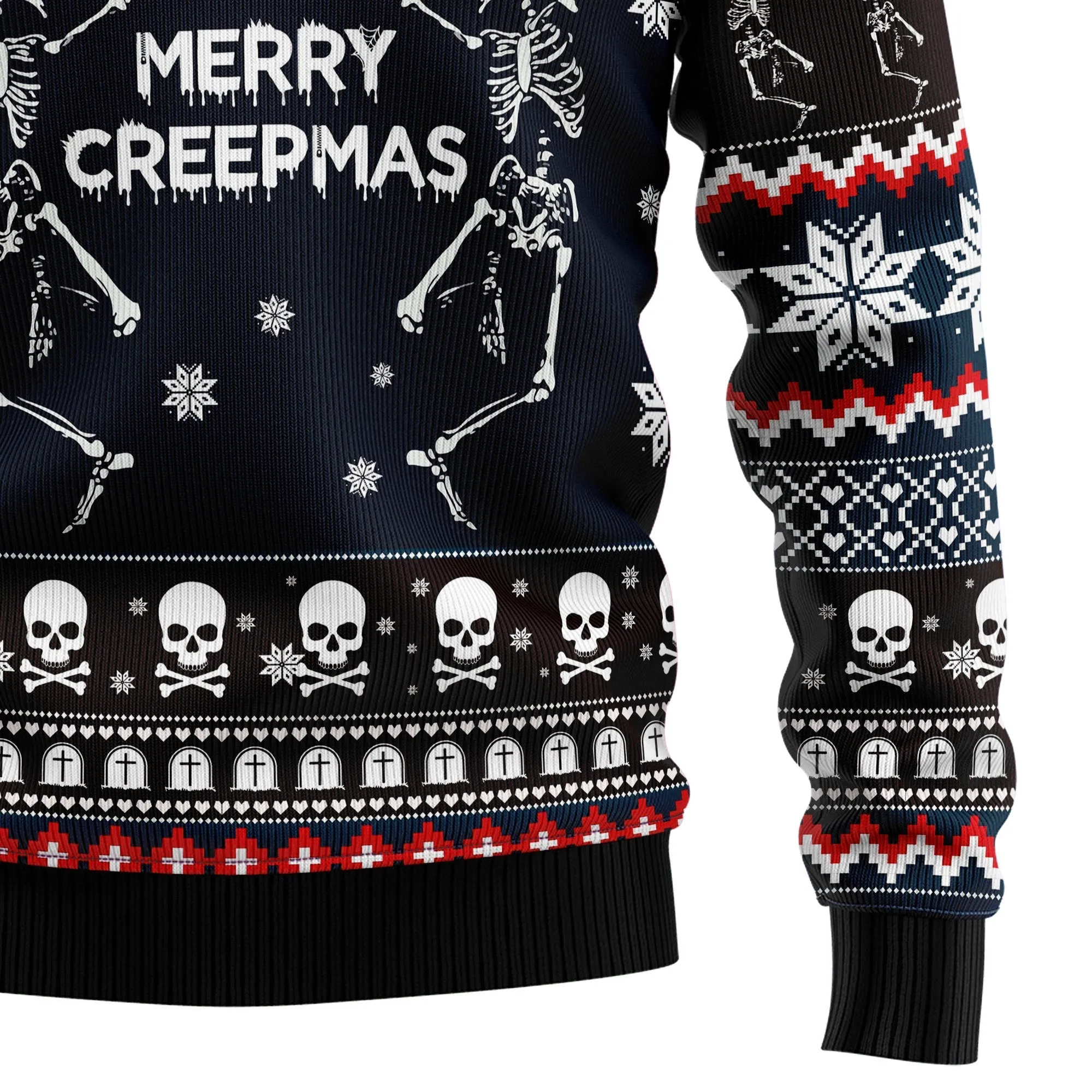 Ugly Christmas Sweater JulesRoche Funny All-Over Print Jumper