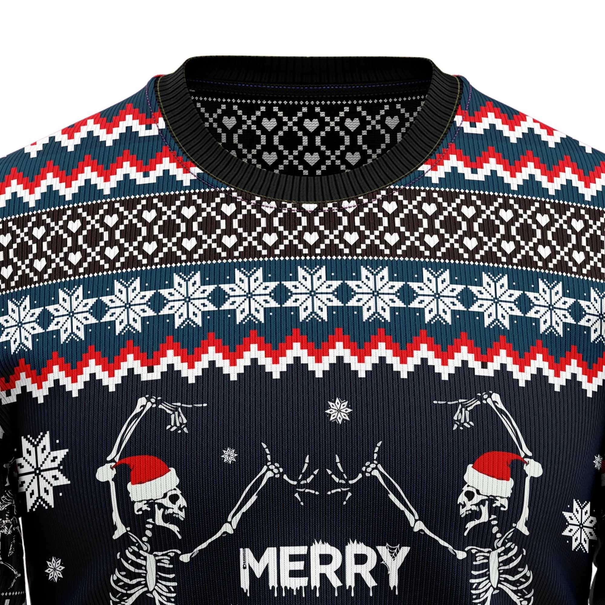 Ugly Christmas Sweater JulesRoche Funny All-Over Print Jumper