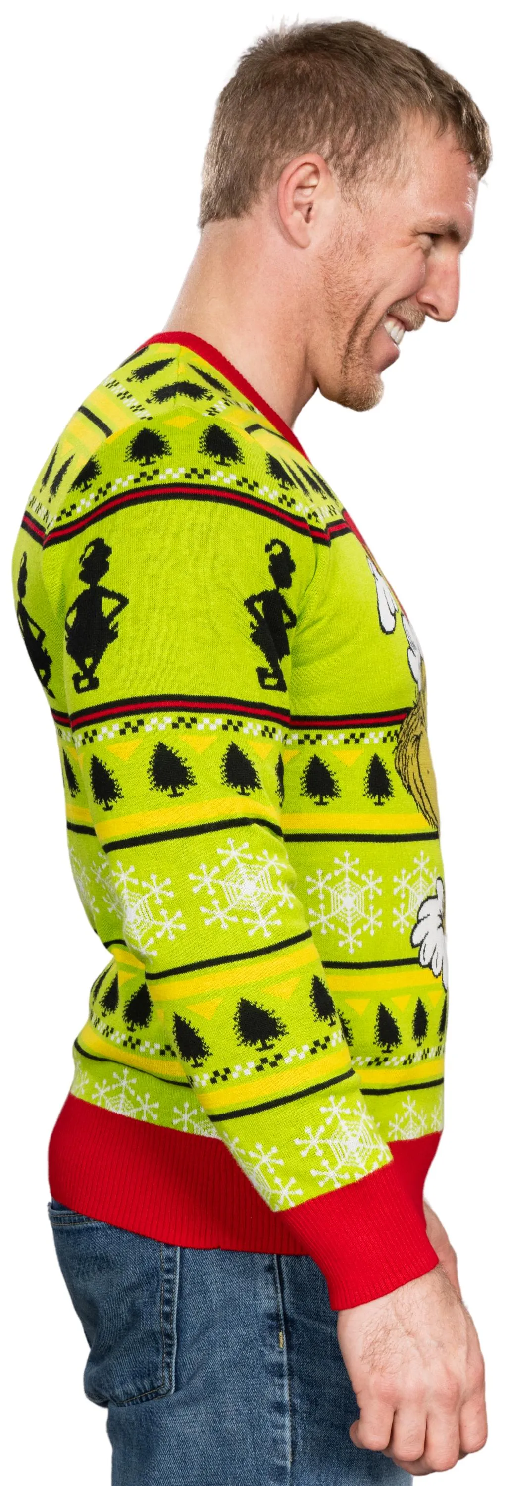 Ugly Christmas Sweater JulesRoche Grinch Designs Cozy Apparel