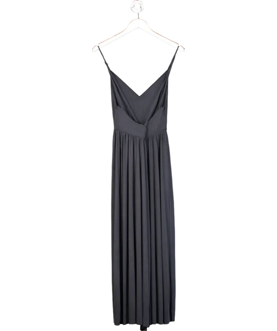 Urban Outfitters Grey Molly Cupro Jumpsuit UK M