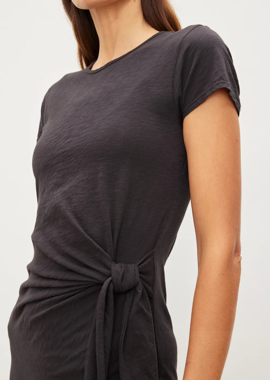 Velvet Darcy Side Tie Dress