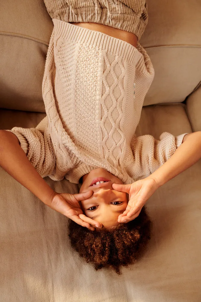 Wolle Strickpullover "Callio Sandy Melange"