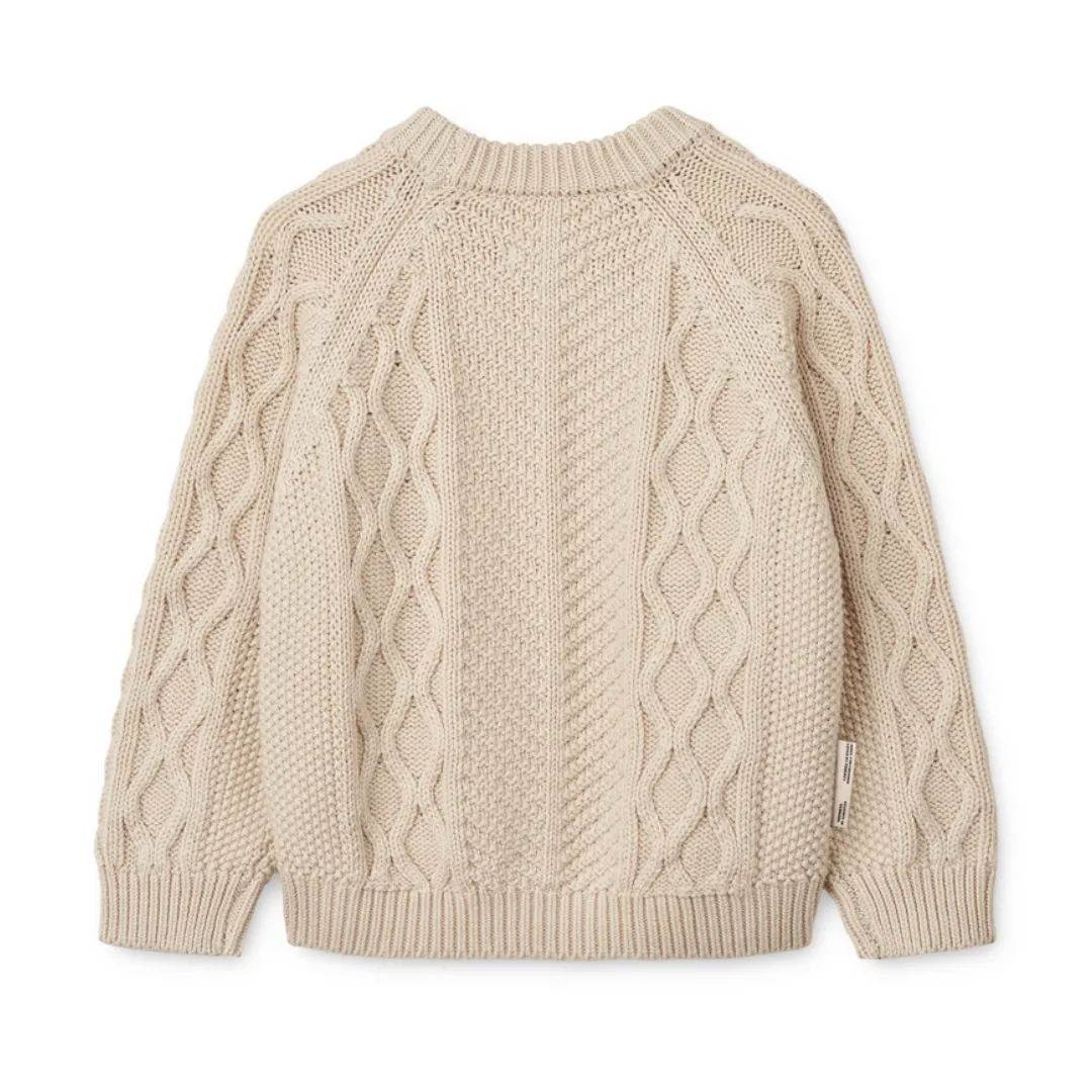 Wolle Strickpullover "Callio Sandy Melange"