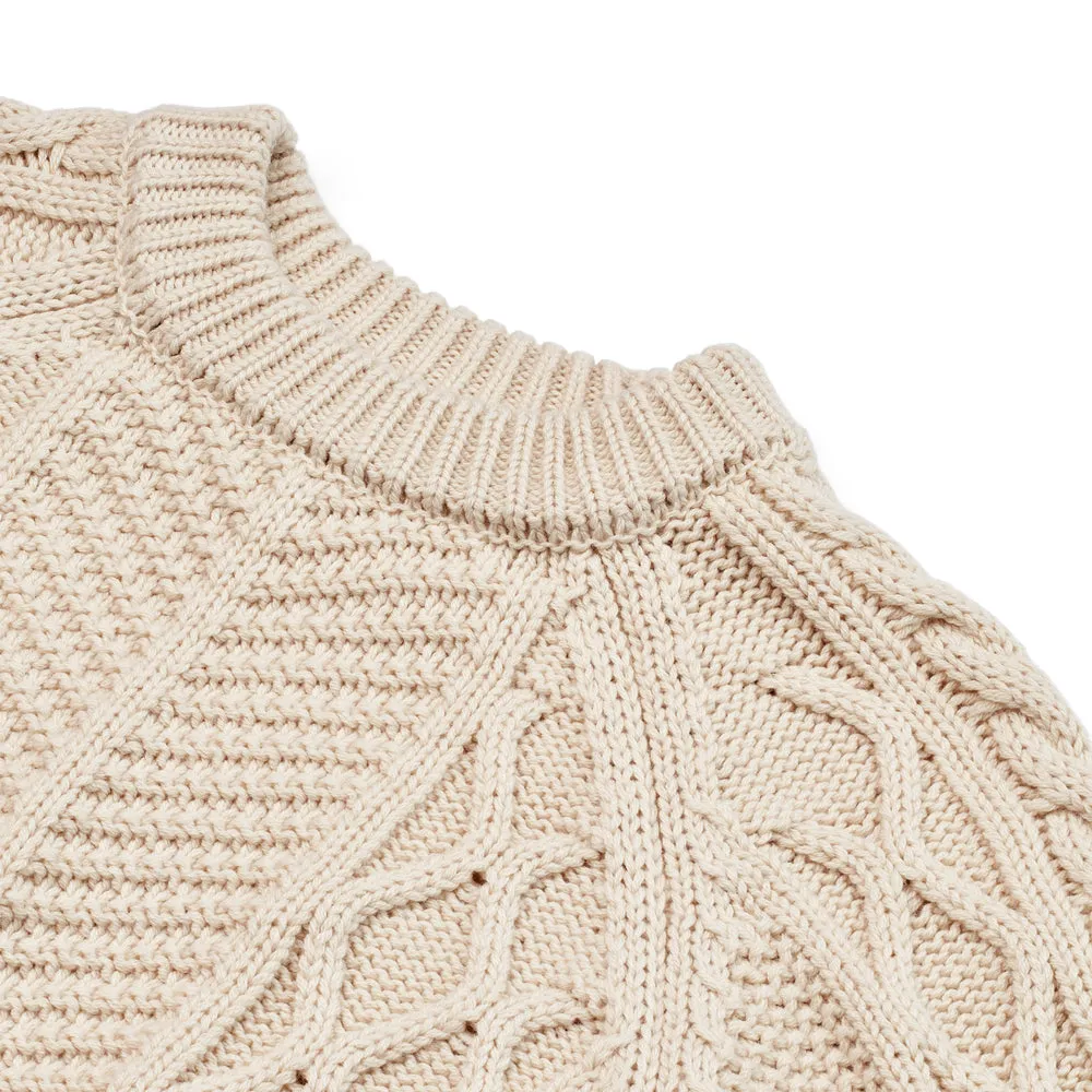 Wolle Strickpullover "Callio Sandy Melange"