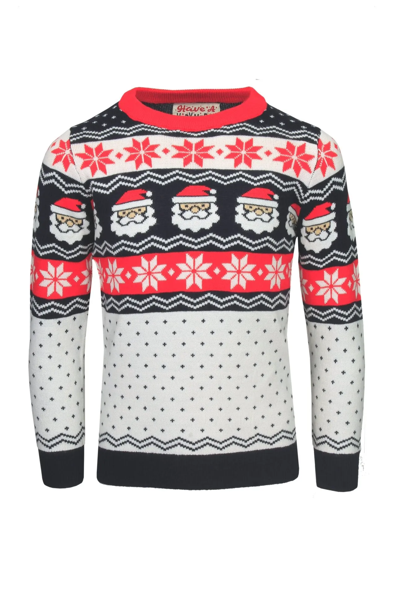 Xact Boys Novelty Festive Christmas Jumper, Crew Neck
