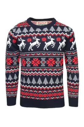 Xact Boys Novelty Festive Christmas Jumper, Crew Neck
