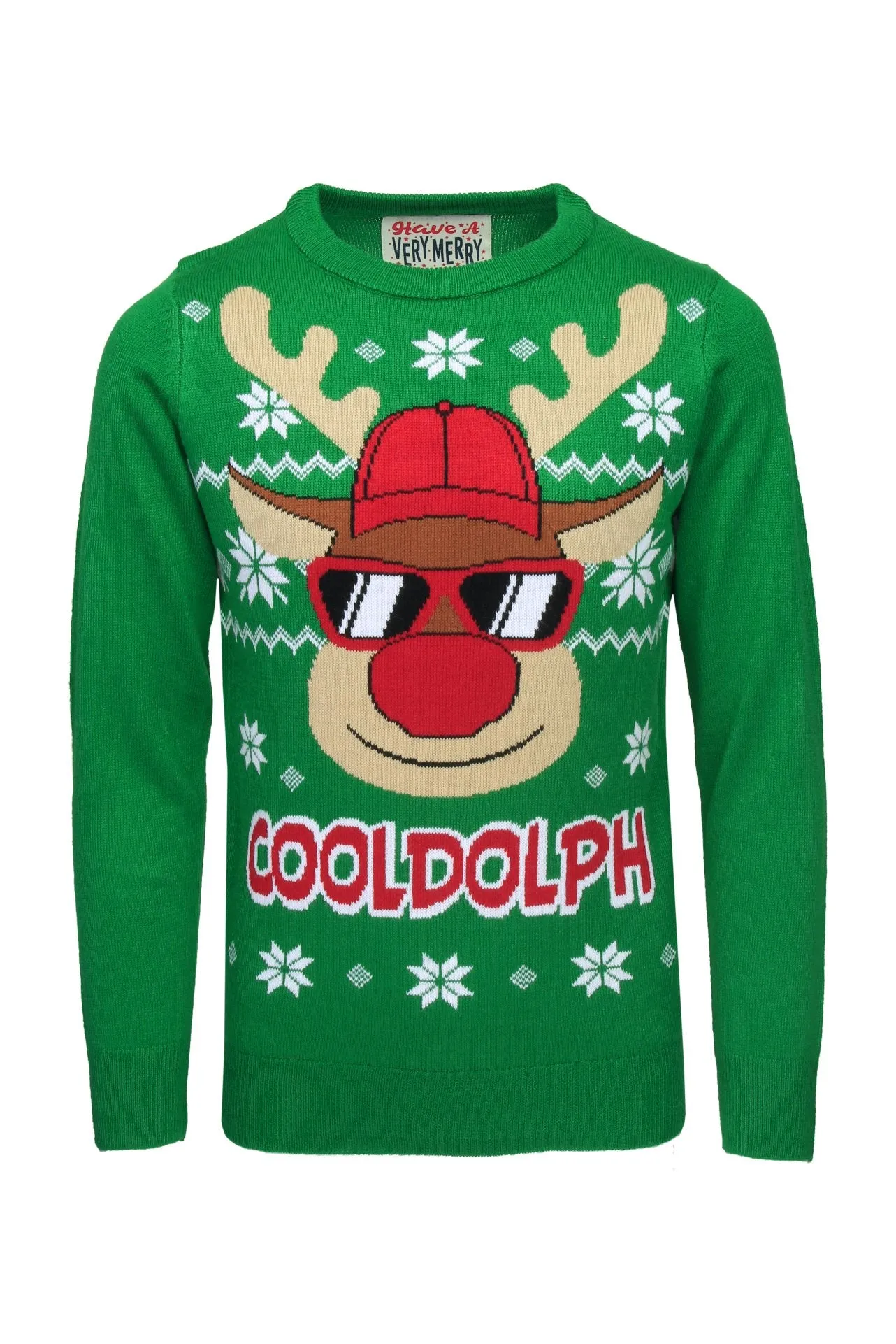 Xact Boys Novelty Festive Christmas Jumper, Crew Neck