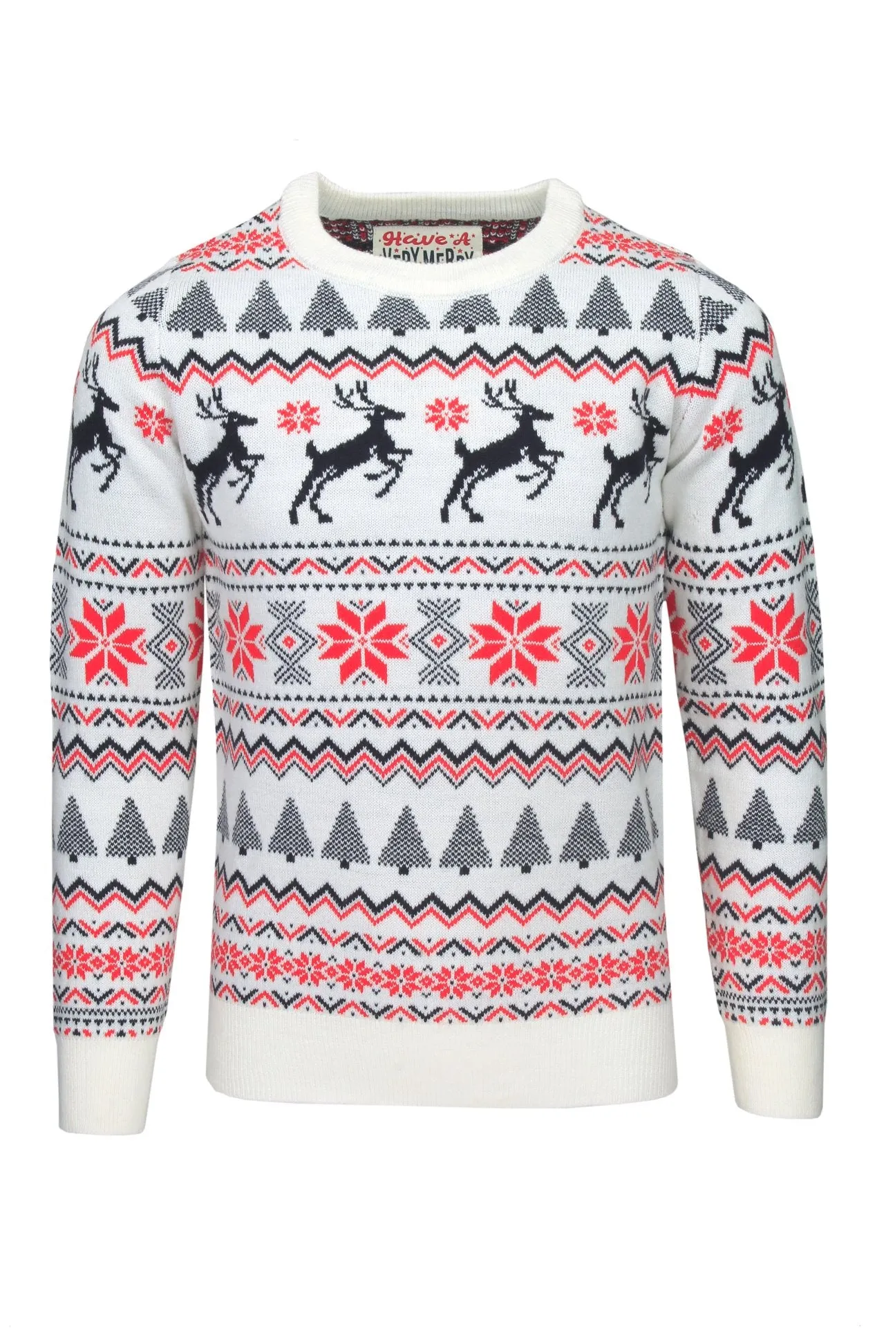 Xact Boys Novelty Festive Christmas Jumper, Crew Neck