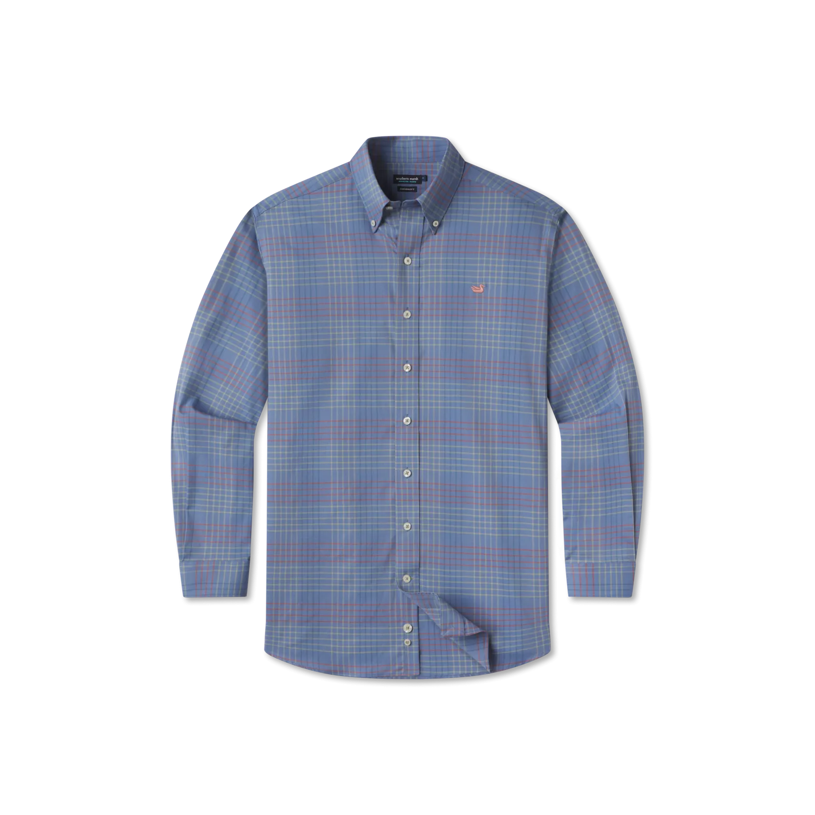 Youth Winfield Grid Performance Dress Shirt