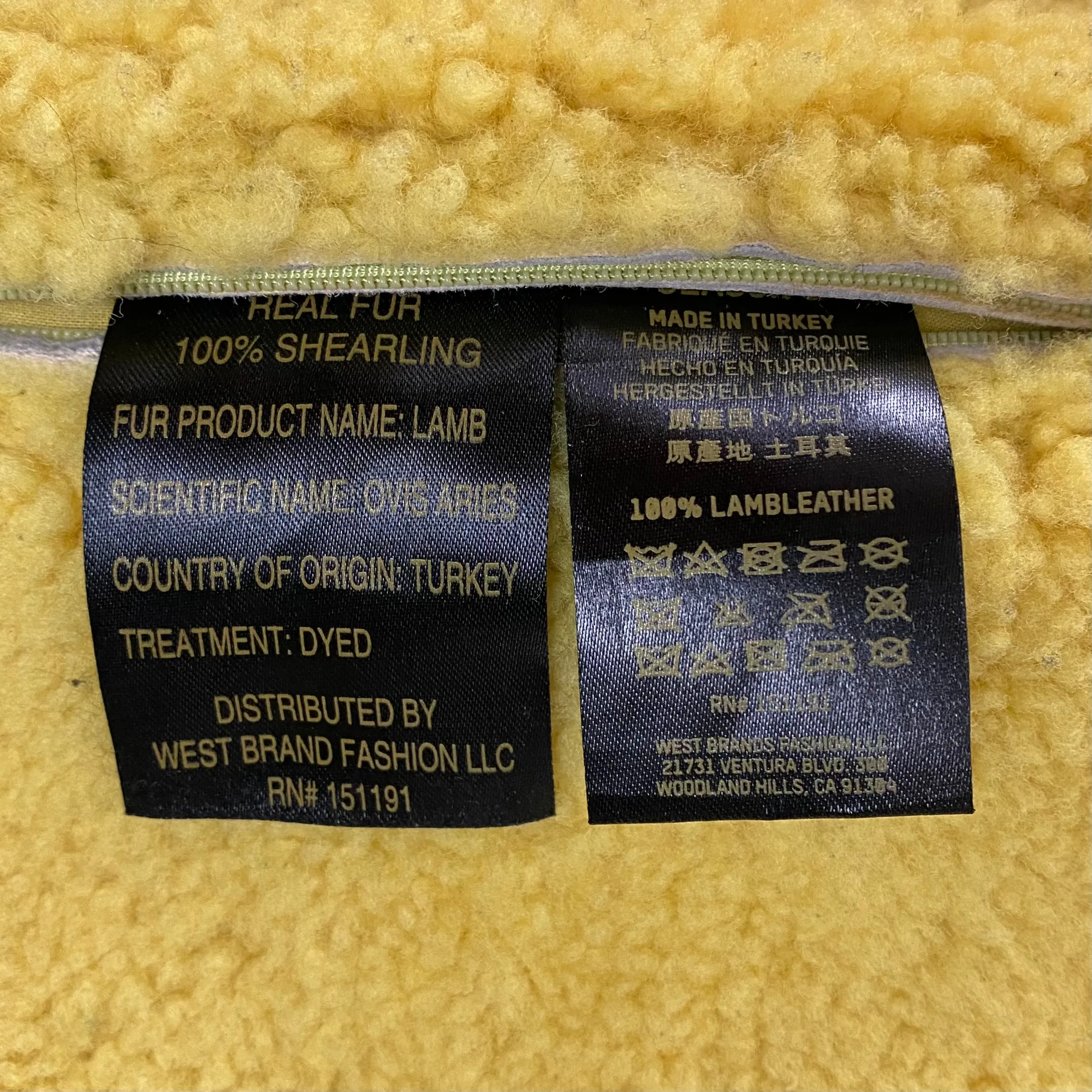 YZY SZN 3 God Sun Shearling Jacket